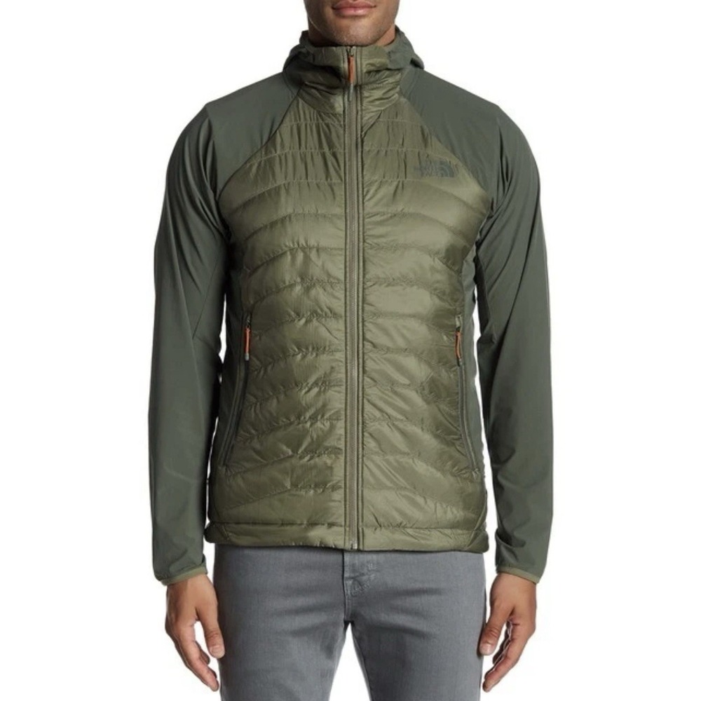 The North Face Progressor Insulated Hybrid Jacket Mens M Alpine Fit Thyme Green